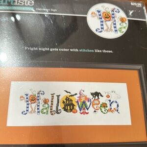 New Halloween Sign Counted Cross‎ Stitch Kit